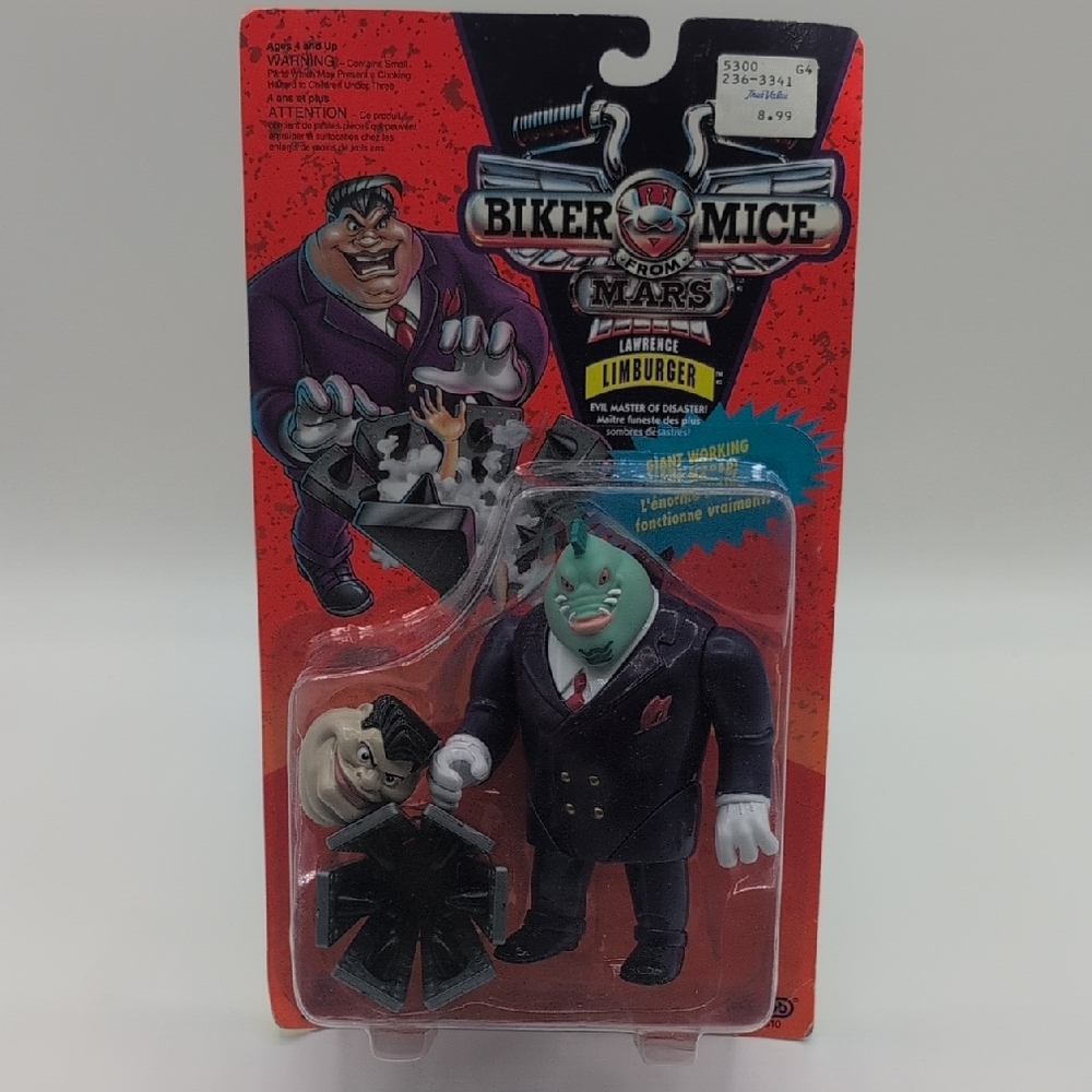 Biker Mice from Mars Limburger Action Figure Unopened Rare